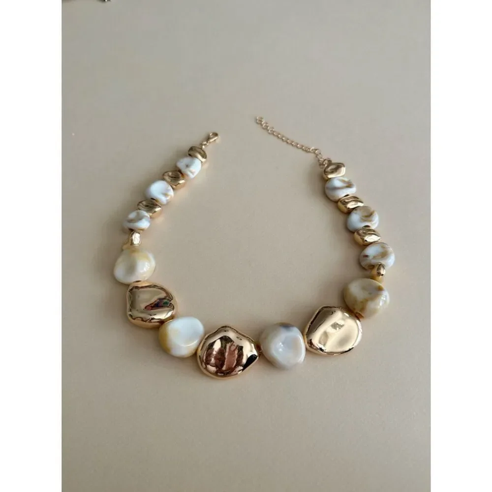 Boho beaded statement necklace N2119
